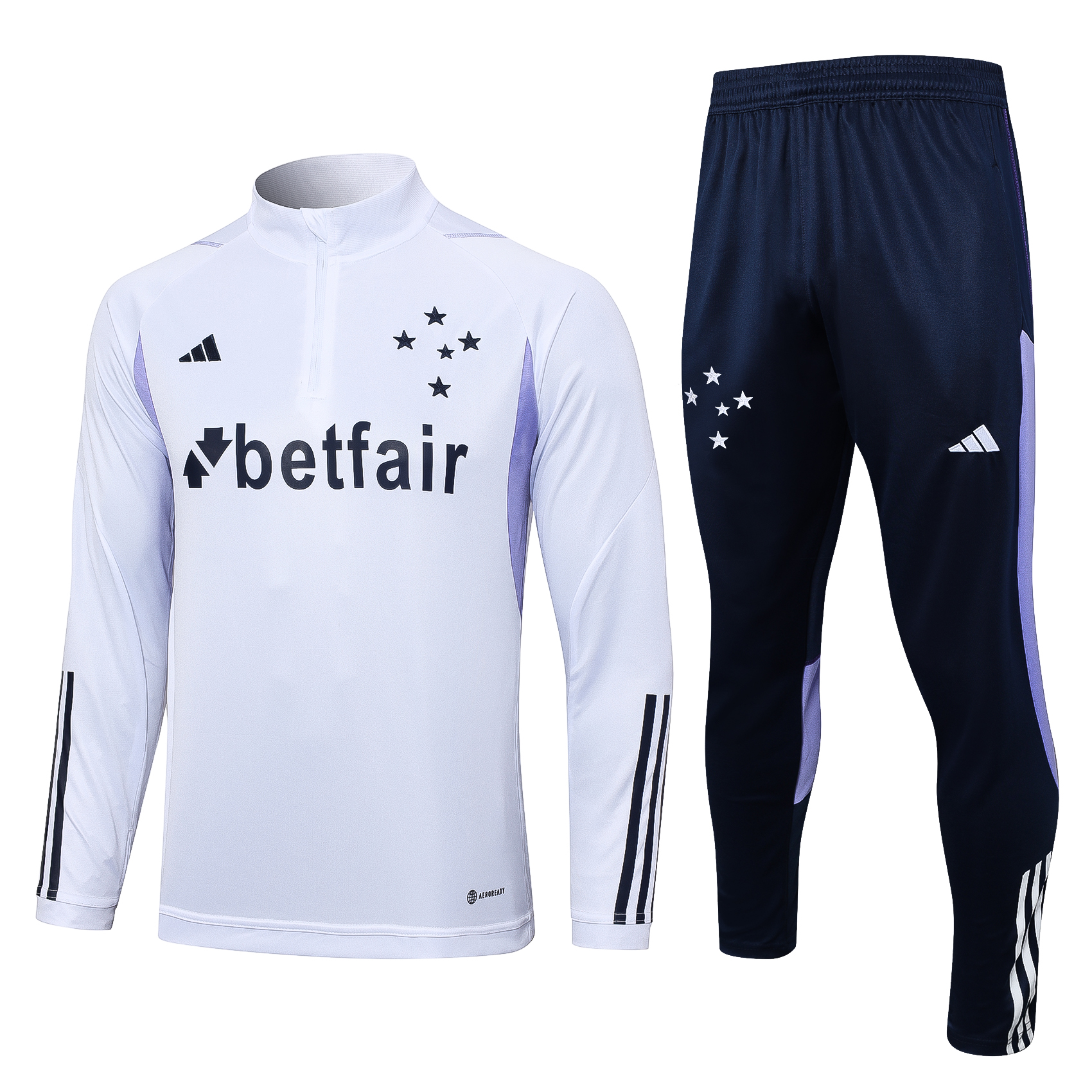 Cruzeiro Esporte Clube 23-24 Long Sleeve Training Set -White